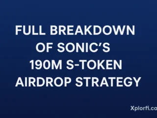 Full Breakdown of Sonic’s 190M S-Token Airdrop Strategy