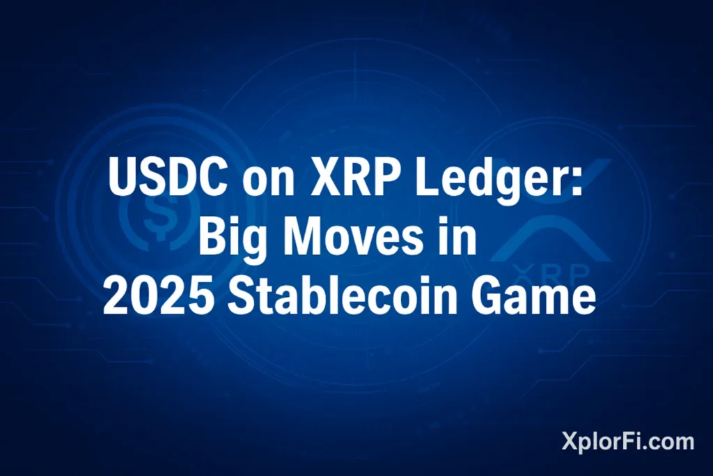 USDC on XRP Ledger is now officially live, and that means Ripple's playground just got a juicy new stablecoin guest