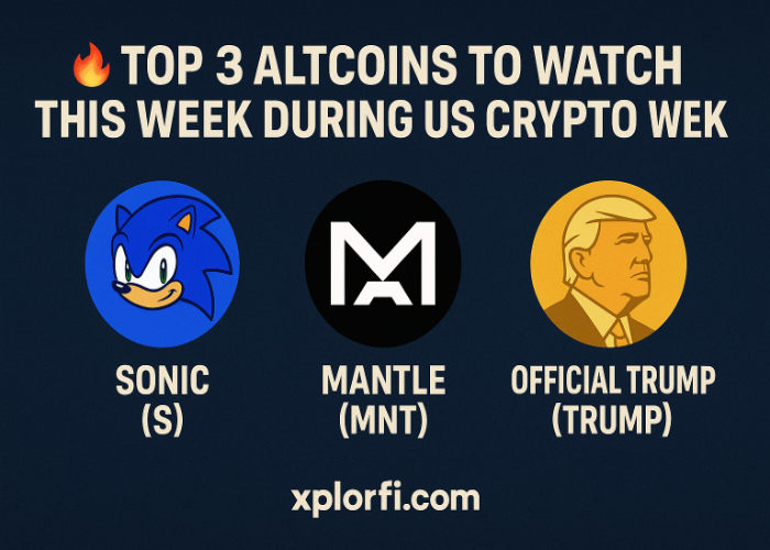 Altcoins to Watch This Week, US Crypto Week is heatin’ up faster than Indomie in microwave mode.