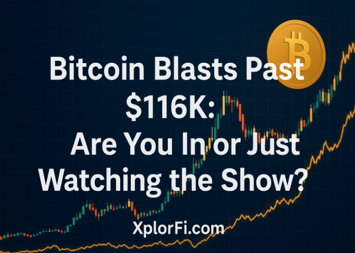 Bitcoin price today at $116K: Digital Gold’s Not Playing Games Anymore