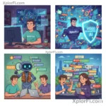 Ilustrasi AI Video Summarizers merangkum video panjang jadi ringkasan pendek untuk pengguna Indonesia di 2026, hemat waktu banjir konten crypto dan edukasi