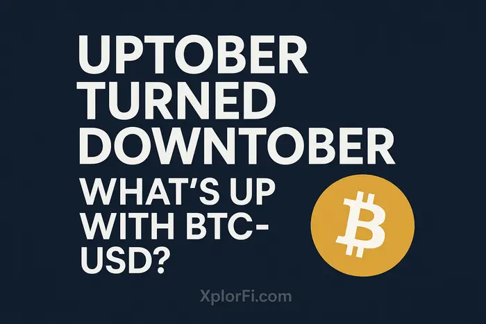 Uptober Turned Downtober,What’s Up with BTC-USD?