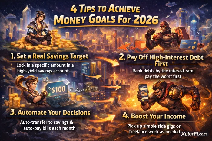 4 Tips to Achieve Money Goals For 2026